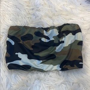 Camo crop top